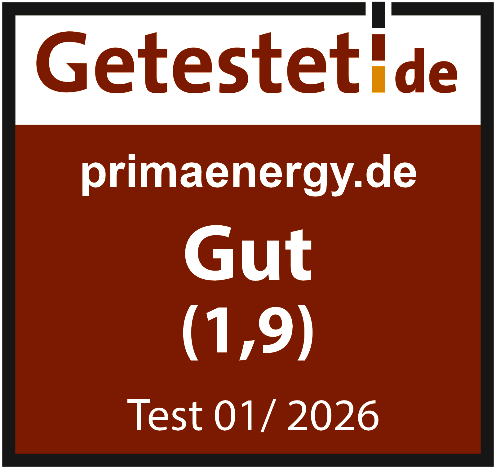 Einzeltest_Testsiegel_primaenergy Zertifikat 2023 – Kundenfreundliche Strom- und Gasrechnung (DIET)